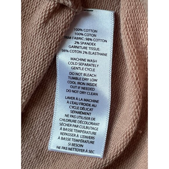 Beachlunchlounge Mini Dress Womens‎ Medium Blush Pink Cotton Flutter Sleeve - Picture 4 of 8